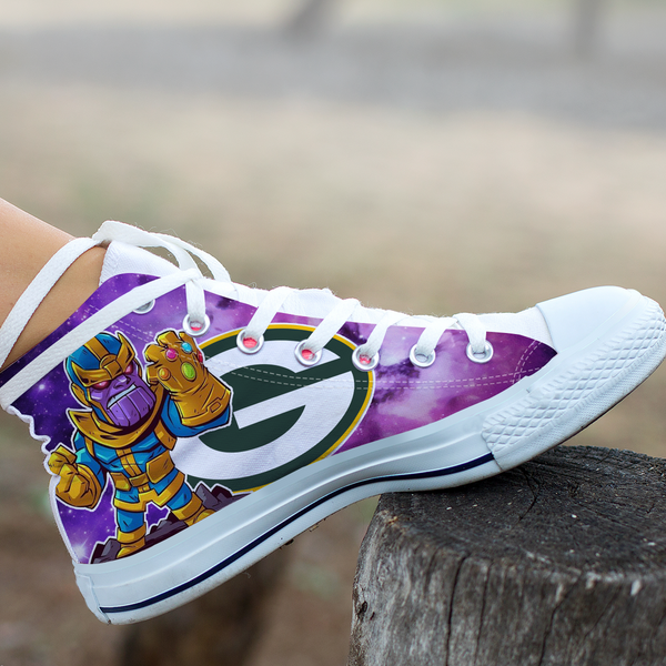 Thanos Hight Top Shoe White Green Bay Packers