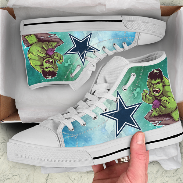 Hulk Hight Top Shoe White Dallas Cowboys