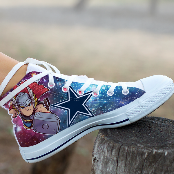 Thor Hight Top Shoe White Dallas Cowboys