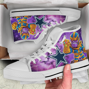Thanos Hight Top Shoe White Dallas Cowboys