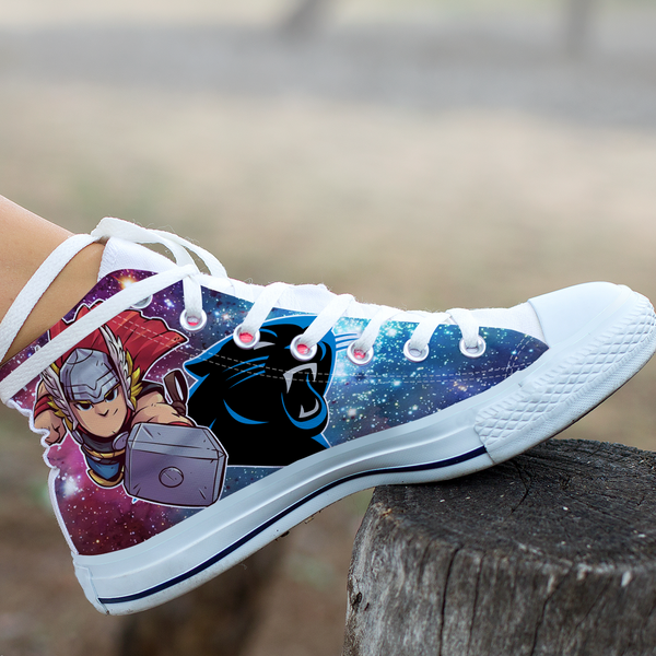 Thor Hight Top Shoe White Carolina Panthers