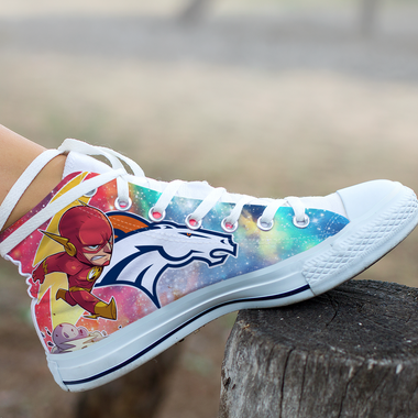 Flash Hight Top Shoe White Broncos