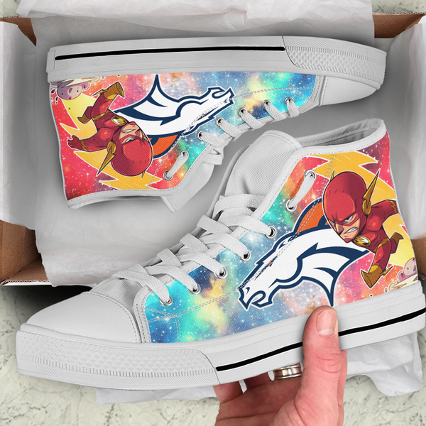 Flash Hight Top Shoe White Broncos