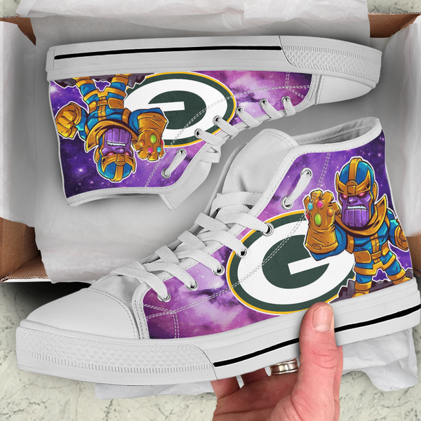 Thanos Hight Top Shoe White Green Bay Packers