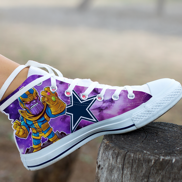 Thanos Hight Top Shoe White Dallas Cowboys