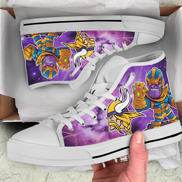 Thanos Hight Top Shoe White Minnesota Vikings