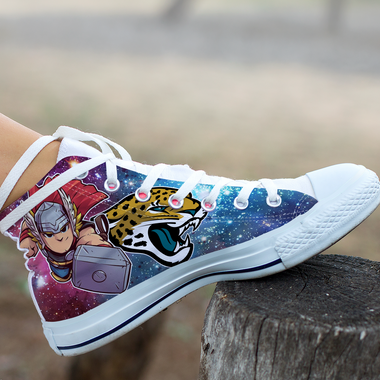 Thor Hight Top Shoe White Jacksonville Jaguars