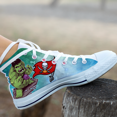 Hulk Hight Top Shoe White Tampa Bay Buccaneers