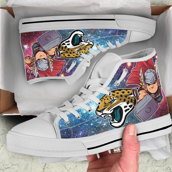 Thor Hight Top Shoe White Jacksonville Jaguars