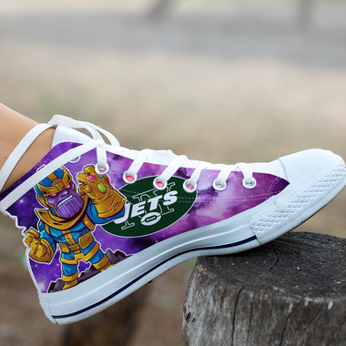 Thanos Hight Top Shoe White New York Jets