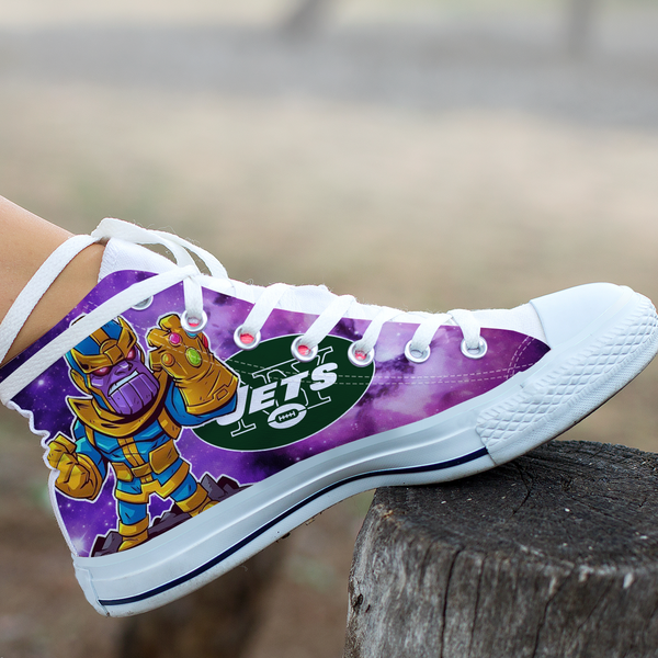 Thanos Hight Top Shoe White New York Jets