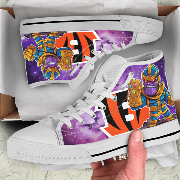 Thanos Hight Top Shoe White Cincinnati Bengals
