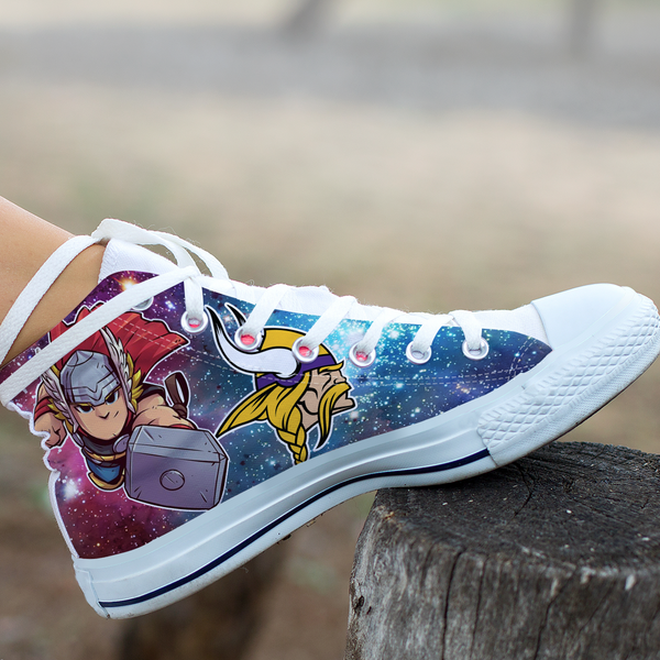 Thor Hight Top Shoe White Minnesota Vikings