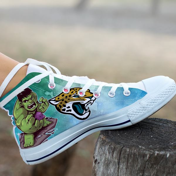 Hulk Hight Top Shoe White Jacksonville Jaguars