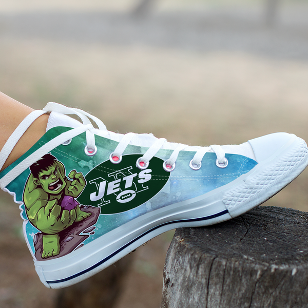 Hulk Hight Top Shoe White New York Jets