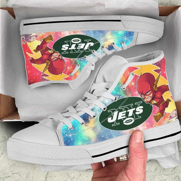Flash Hight Top Shoe White New York Jets