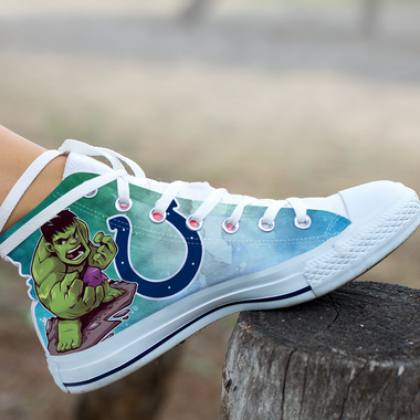 Hulk Hight Top Shoe White Indianapolis Colts