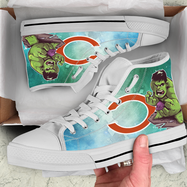 Hulk Hight Top Shoe White Chicago Bears