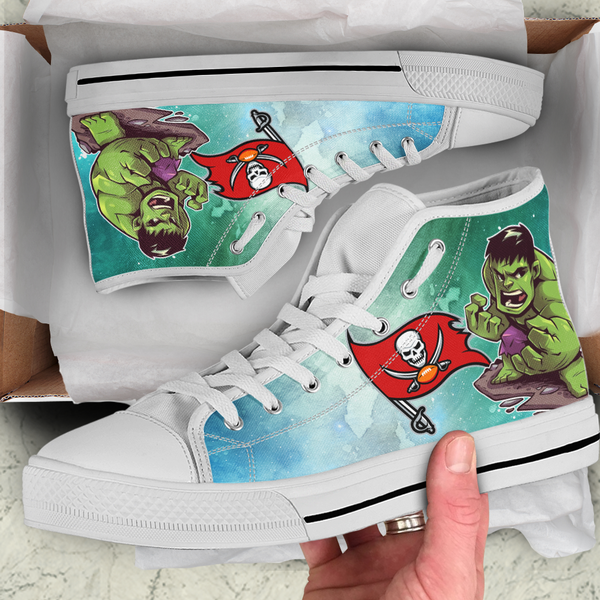 Hulk Hight Top Shoe White Tampa Bay Buccaneers