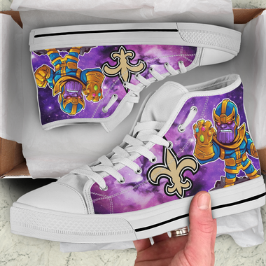 Thanos Hight Top Shoe White New Orleans Saints