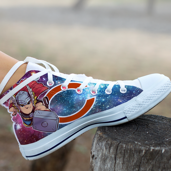 Thor Hight Top Shoe White Chicago Bears