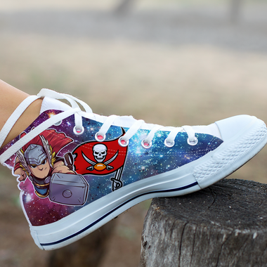 Thor  Hight Top Shoe White Tampa Bay Buccaneers