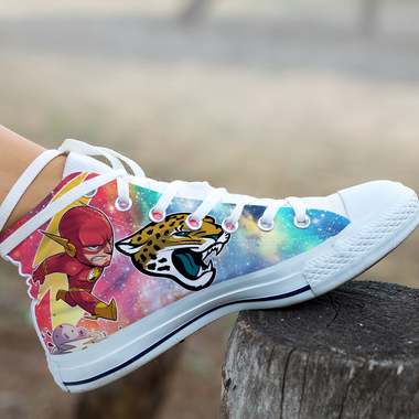 Flash Hight Top Shoe White Jacksonville Jaguars