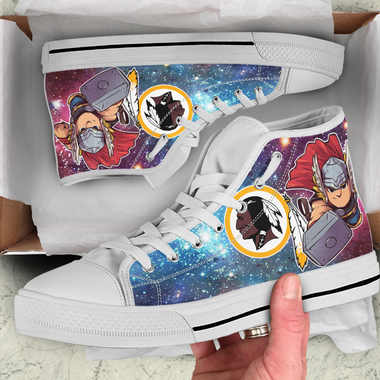 Thor Hight Top Shoe White Washington Redskins
