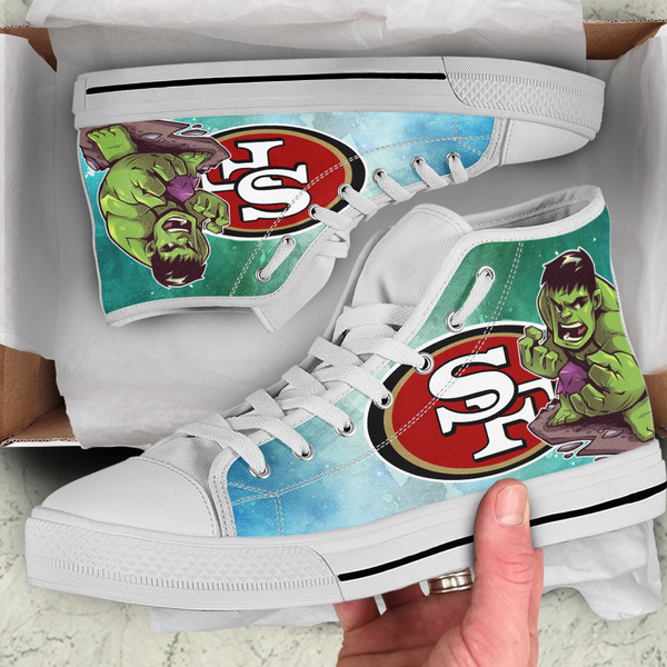 Hulk Hight Top Shoe White San Francisco 49ers