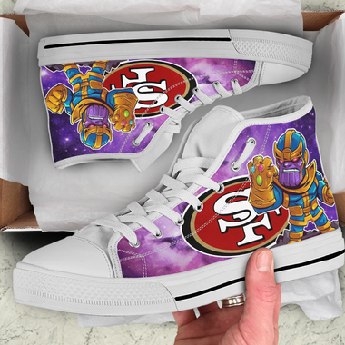 Thanos Hight Top Shoe White San Francisco 49ers