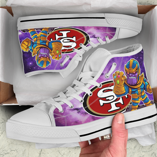 Thanos Hight Top Shoe White San Francisco 49ers