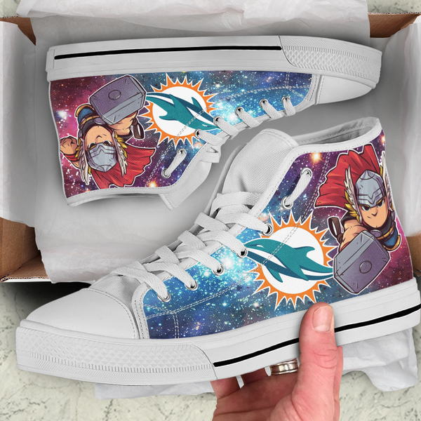 Thor  Hight Top Shoe White Miami Dolphins