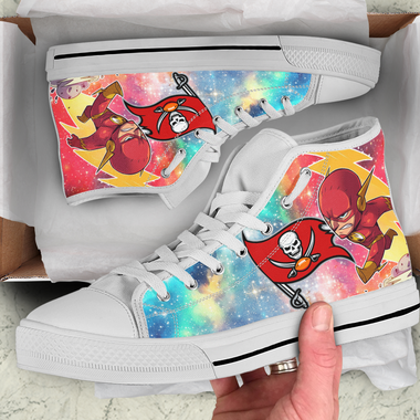 Flash Hight Top Shoe White Tampa Bay Buccaneers