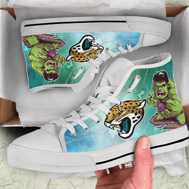 Hulk Hight Top Shoe White Jacksonville Jaguars