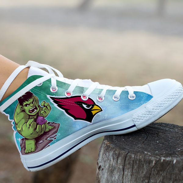 Hulk Hight Top Shoe White Arizona Cardinals