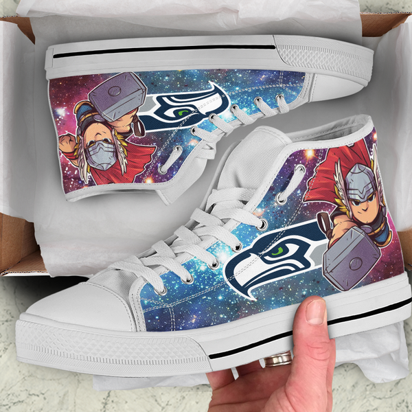 Thor Hight Top Shoe White Seattle Seahawks