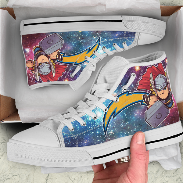 Thor Hight Top Shoe White Los Angeles Chargers