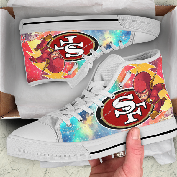 Flash Hight Top Shoe White San Francisco 49ers