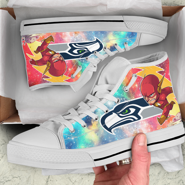 Flash Hight Top Shoe White Seattle Seahawks