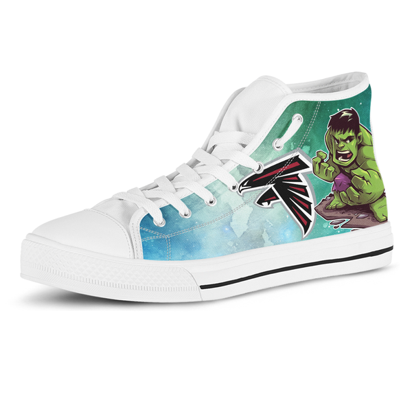 Hulk Hight Top Shoe White Atlanta Falcons