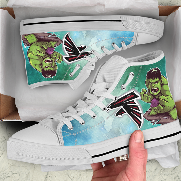 Hulk Hight Top Shoe White Atlanta Falcons