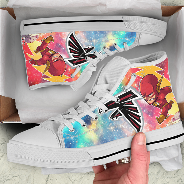 Flash Hight Top Shoe White Atlanta Falcons