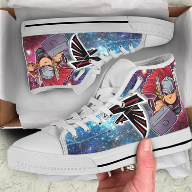 Thor Hight Top Shoe White Atlanta Falcons