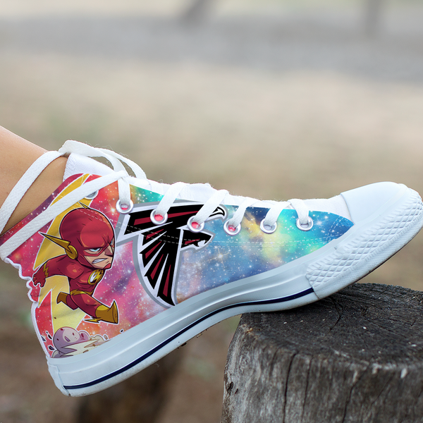 Flash Hight Top Shoe White Atlanta Falcons