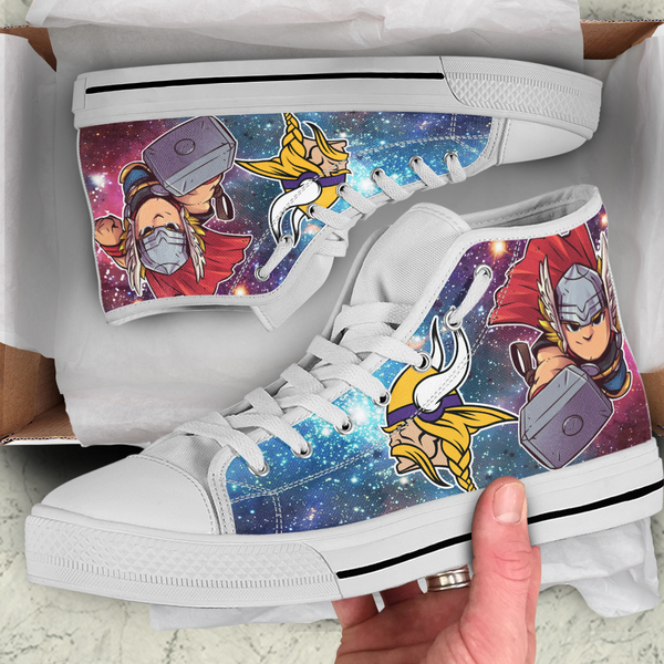 Thor Hight Top Shoe White Minnesota Vikings