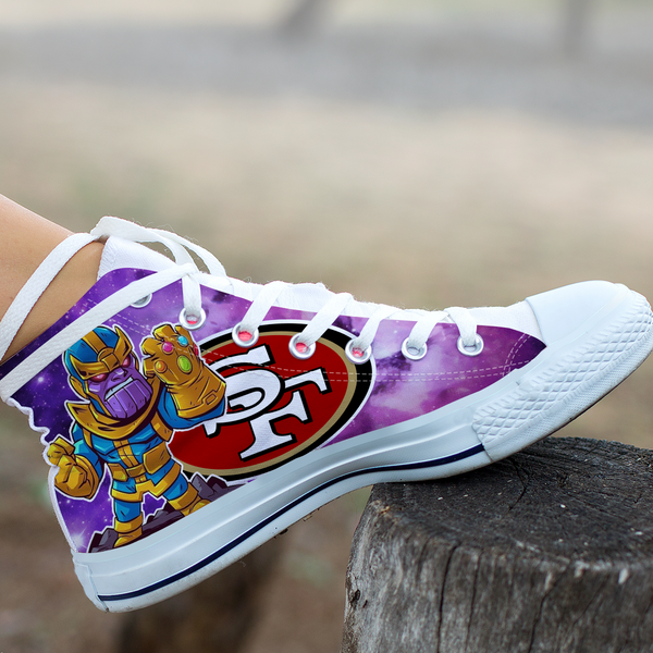 Thanos Hight Top Shoe White San Francisco 49ers