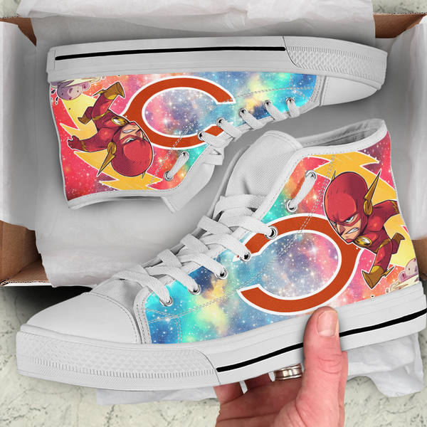 Flash Hight Top Shoe White Chicago Bears