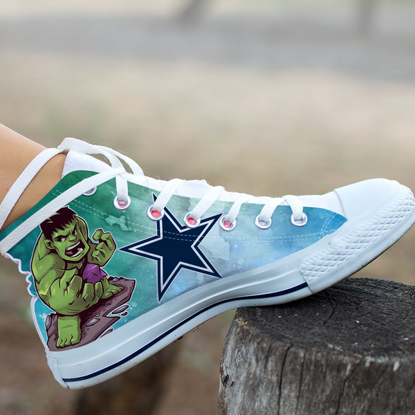 Hulk Hight Top Shoe White Dallas Cowboys