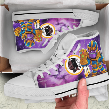 Thanos Hight Top Shoe White Washington Redskins