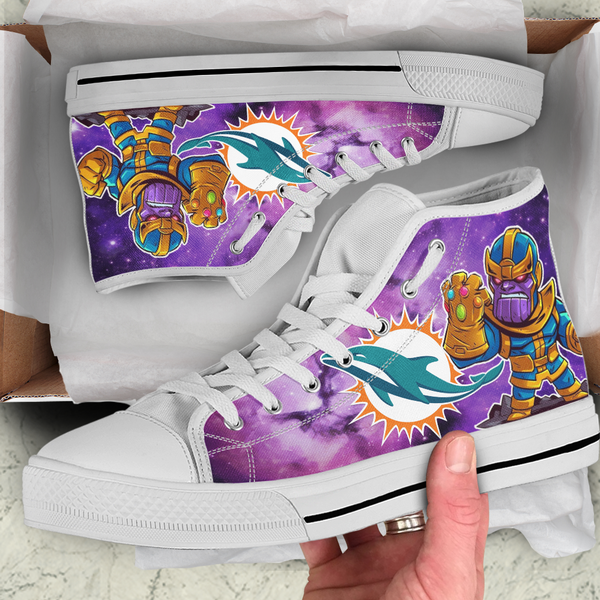 Thanos  Hight Top Shoe White Miami Dolphins
